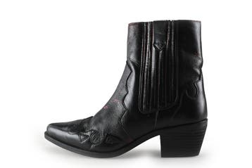 Manfield Cowboy laarzen in maat 38 Zwart, Verzenden, Zwart, Manfield, Gedragen