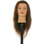 HeadsUp  Kappershoofd Hellen  Bruin Haar  50 cm, Sieraden, Tassen en Uiterlijk, Uiterlijk | Haarverzorging, Verzenden, Nieuw