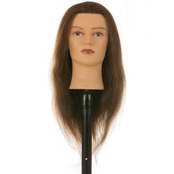 HeadsUp  Kappershoofd Hellen  Bruin Haar  50 cm, Verzenden, Nieuw