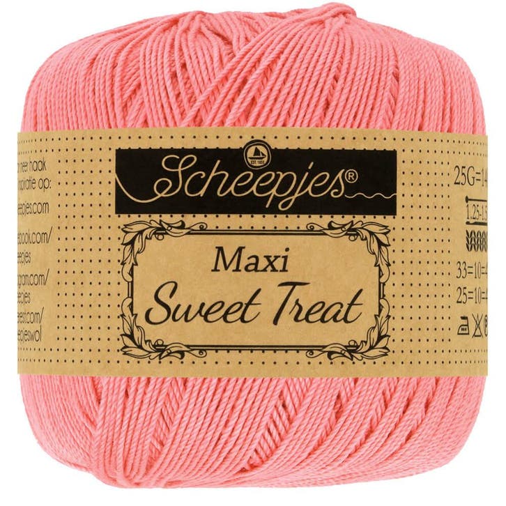 Scheepjes Maxi Sweet Treat - 409 Soft Rosa, Hobby en Vrije tijd, Breien en Haken, Breien of Haken, Nieuw, Wol of Garen, Ophalen of Verzenden