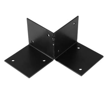Starx paalverbinder type-SBO 90x90 mm zwart, Verzenden, Nieuw