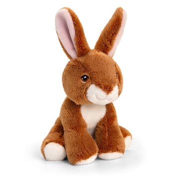 Bruin konijn knuffel - pluche - 12 cm - dierenknuffel, Verzenden, Nieuw
