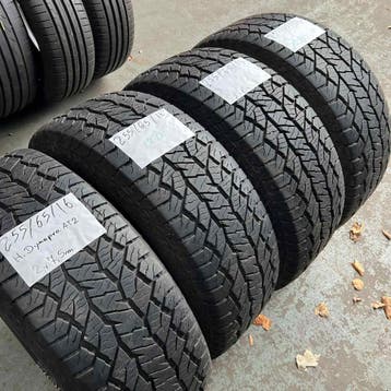4 x Hankook Dyna Pro 255-65-16 4 Seizoenbanden 8mm, Gebruikt, 255 mm, 16 inch, Ophalen of Verzenden
