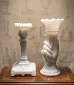 portieux - Vaas (2) - Vaas met de hand - opalijn - Opaline