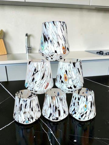 MurArt - MurArt - Drinkset (6) - Glas - Murrine Millefiori