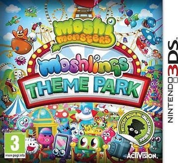 Moshi Monsters Moshling Theme Park (Nintendo 3DS tweedehands, Ophalen of Verzenden, Zo goed als nieuw