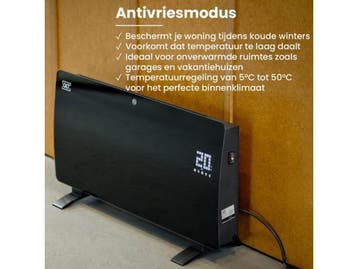 QLT Curved Verwarmingspaneel van Glas – Elektrische Kachel, Verzenden, Nieuw