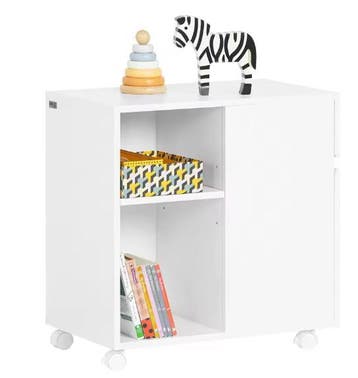 Verrijdbare Printerkast met Lade en Kastdeur–Compact Opberge, Verzenden, Nieuw in verpakking