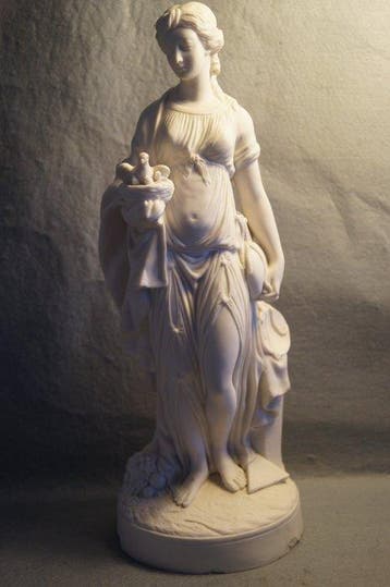 sculptuur - 37.5 cm - Victoriaanse Parian Ware Nature