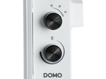 DOMO DO7354M - Micaverwarming - 1500 W - 2 standen - IP24 -, Verzenden, Zo goed als nieuw