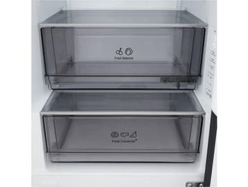 LG GBBS322BEV - Koelvriescombinatie - No Frost - Zwart, Verzenden, Zo goed als nieuw