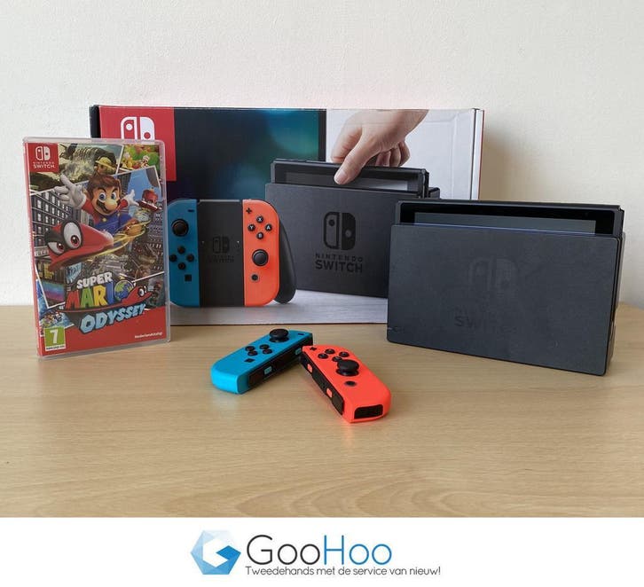 Nintendo Switch Console Bundels, met garantie, morgen thuis!, Spelcomputers en Games, Spelcomputers | Nintendo Switch, Met 1 controller