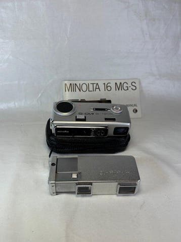 Minolta Model 16 (II ) + 16 MG- S Subminiatuur camera, Nieuw