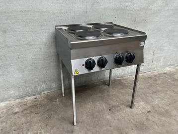Mareno kooktoestel met 4 gietijzeren kookplaten, Ophalen of Verzenden, Nieuw zonder verpakking, Fornuis, Frituur en Grillen