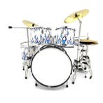 Miniatuur decoratief flames drumstel, Ophalen of Verzenden, Nieuw, Overige typen