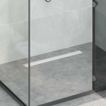 vidaXL Doucheafvoer 2-in-1 met 360° Sifon zilver 70 cm, Verzenden, Nieuw