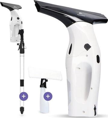 2dekans | Motionflow Vacuüm Raamwisser met verlengstuk 61cm, Huis en Inrichting, Schoonmaakartikelen, Ophalen of Verzenden