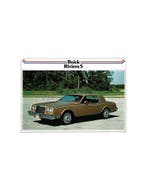1979 BUICK RIVIERA S LEAFLET NEDERLANDS, Nieuw, Author
