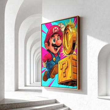Iconica - Mario Gold Victory - unique 1/1 XXL (150 x 100 cm)