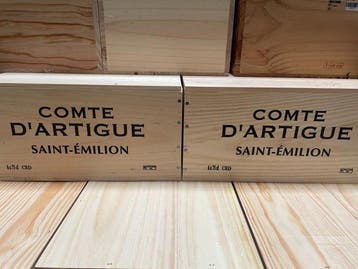 2015 Comte dArtigue - Saint-Émilion - 12 Flessen (0.75, Nieuw