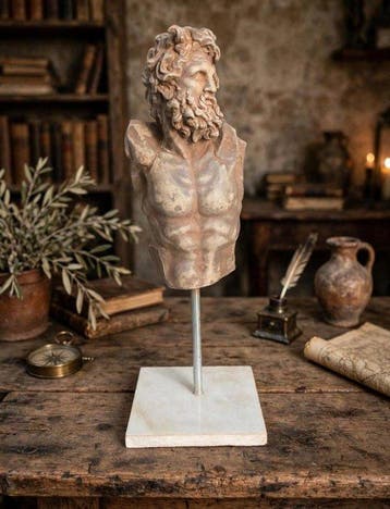 sculptuur, Dorso Menelao 2026 - 50 cm - Gegoten steen - 2026