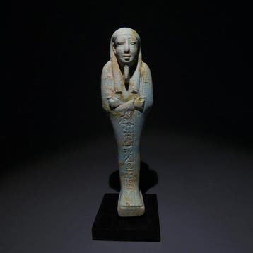 Oud-Egyptisch Faience Shabti of Ushabti voor, Verzamelen