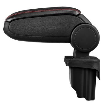 Armsteun BMW E46 1998-2007 kunstleer zwart rood stiksel, Verzenden, Nieuw