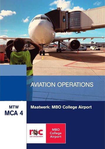 MTW MCA 4  Maatwerk MBO College Airport Aviati 9789400230767, Boeken, Zo goed als nieuw