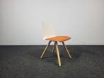 Vepa Pit HF Stoel - Wit / Oranje, Huis en Inrichting, Stoelen, Ophalen of Verzenden, Gebruikt