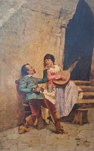 Francesco Vinea (1845-1902) - Senza titolo