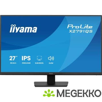 Iiyama ProLite X2791QS-B1 27  Quad HD IPS monitor, Computers en Software, Monitoren, Verzenden, Nieuw, Iiyama