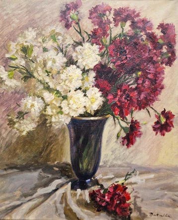 Pere Batalla Xatruch (1893-1968) - Vase with Carnations