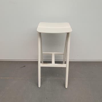Gispen HAY eiken houten kruk - wit - zithoogte 76 cm, Ophalen of Verzenden, Nieuw