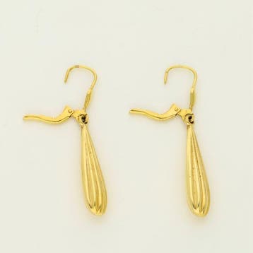 Oorbellen - 18 karaat Geel goud, Sieraden, Tassen en Uiterlijk, Oorbellen, Nieuw