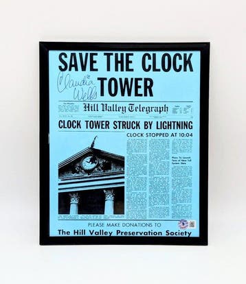 Back to the Future - Claudia Wells Jennifer Parker Signed, Nieuw
