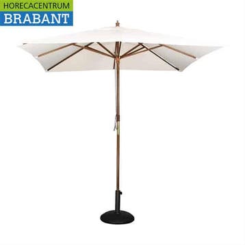 Bolero Vierkante Parasol 2,5 x 2,5 m Crèmekleur Horeca, Ophalen of Verzenden, Nieuw in verpakking