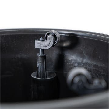 Aanbieding: Opstapkruk zwart 410 mm (h), Nieuw