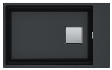Franke Kubus KNG 110.62 spoelbak 72x42 antraciet 1250512515, Doe-het-zelf en Verbouw, Sanitair, Wastafel, Nieuw, Ophalen of Verzenden