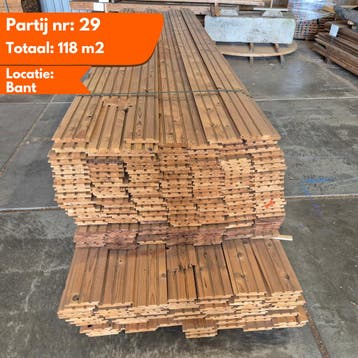 Partij Thermo vuren triple rhombus 3600-3900x143-135x19 mm, Ophalen of Verzenden, Nieuw