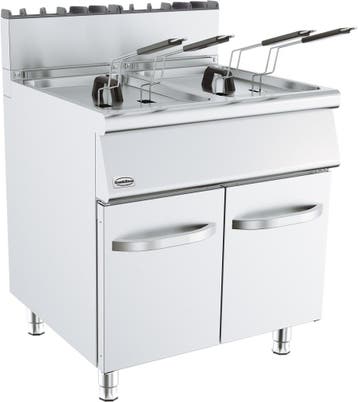 Combisteel Friteuse | BASE 700 | Gas | 15+15L | 0°C/180°C |, Zakelijke goederen, Horeca | Keukenapparatuur, Ophalen of Verzenden