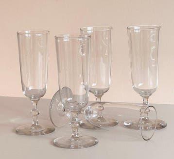 Baccarat - Champagne fluitje (5) - cilindrische rechte pijp