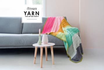 Haakpatroon Deken Sugar Pop Throw met kleurblokken van Cot, Ophalen of Verzenden, Nieuw