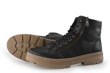 Rieker Snowboots in maat 41 Zwart, Verzenden, Zwart, Snowboots, Zo goed als nieuw