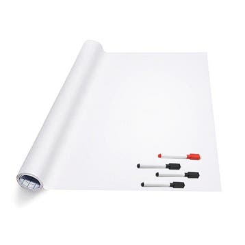 Whiteboard Folie XL Zelfklevend 45 cm x 200 cm - Inclusief 4, Verzenden, Nieuw