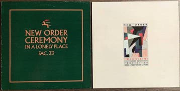 New Order - rare first press 12 Ceremony / In a lonely, Nieuw in verpakking