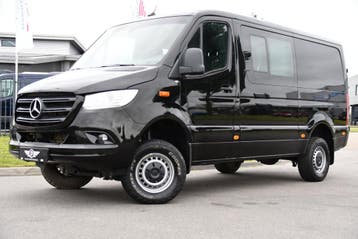 Zakelijke Lease |  Mercedes-Benz Sprinter 319 V6 3.0 CDI L2H, Automaat, Stof, Gebruikt, Zwart