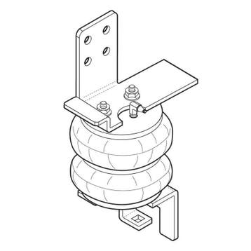 Firestone Sport-Rite Air Helper Spring Kit Rear 95-04 Toyota, Auto-onderdelen, Ophalen of Verzenden, Nieuw