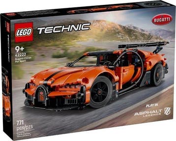 Lego Set - 42222 - Technic - Bugatti Chiron Pur Sport, Nieuw