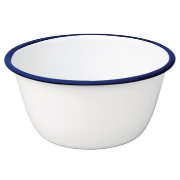 Dessertschaaltjes | Geëmailleerd Staal | Wit/Blauw | 6 Stuks, Verzenden, Nieuw in verpakking