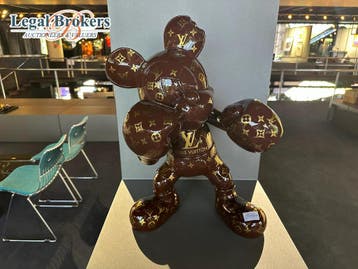 Sculptuur Boxing Mouse loves LV, Ophalen of Verzenden, Nieuw
